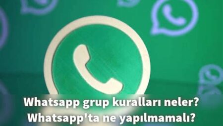 WhatsApp Grup Sohbet Kuralları